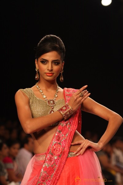 Indian Models At Saboo Fine Jewels Show at IIJW