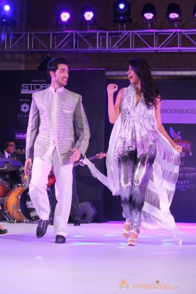 Indian Models Ramp Walk at CIFW Day3