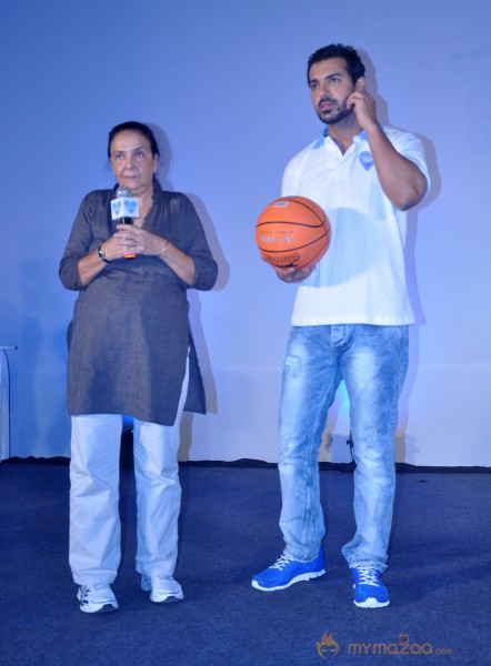 John Abraham Fulfills His Mother's Basketball Dream 