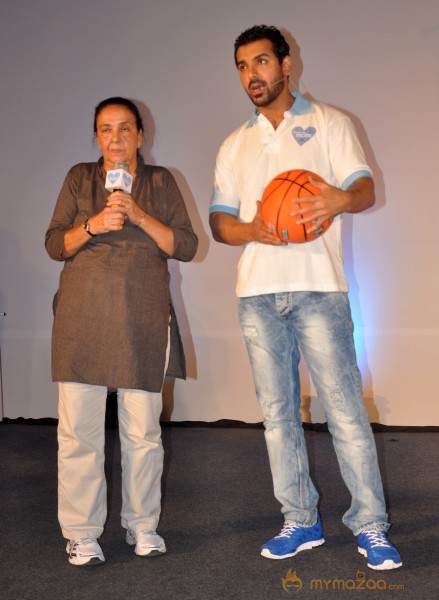 John Abraham Fulfills His Mother's Basketball Dream 