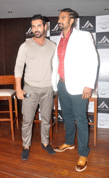 John Abraham Photos At Haymaker Gym Promotion