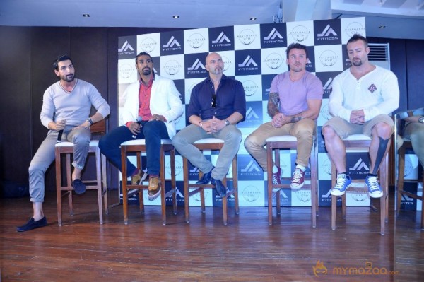 John Abraham Photos At Haymaker Gym Promotion