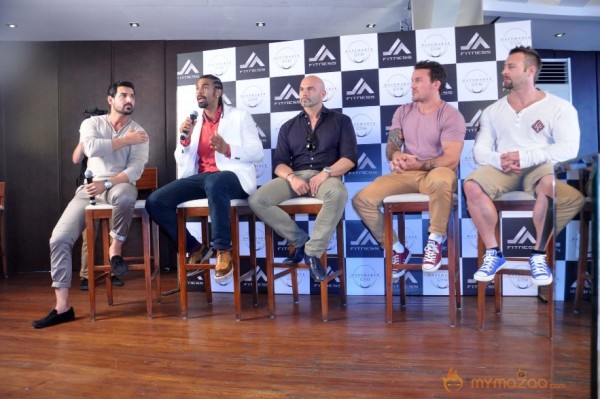 John Abraham Photos At Haymaker Gym Promotion