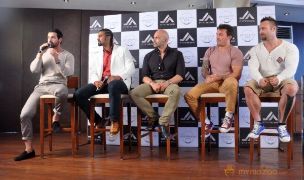 John Abraham Photos At Haymaker Gym Promotion