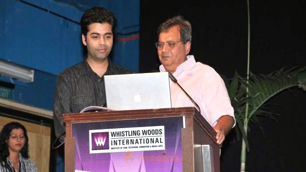 Karan Johar At Whistling Woods