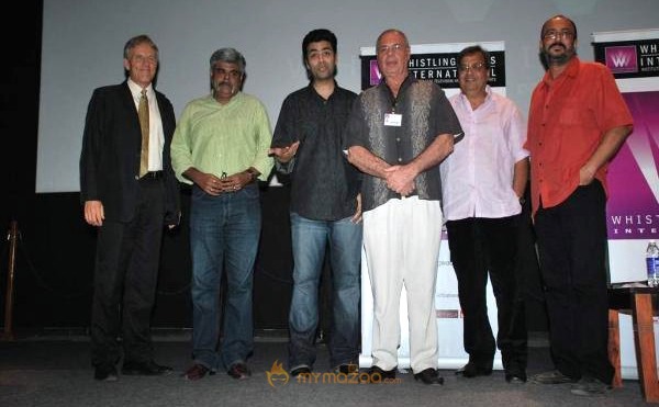 Karan Johar At Whistling Woods