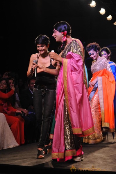 Mandira Bedi at Myntra Fashion Show 2014