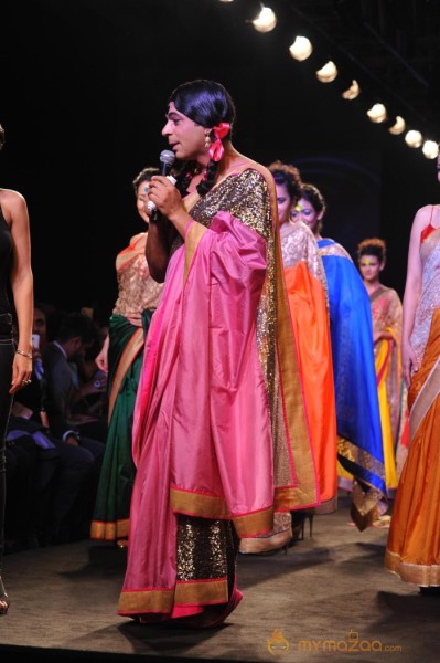 Mandira Bedi at Myntra Fashion Show 2014