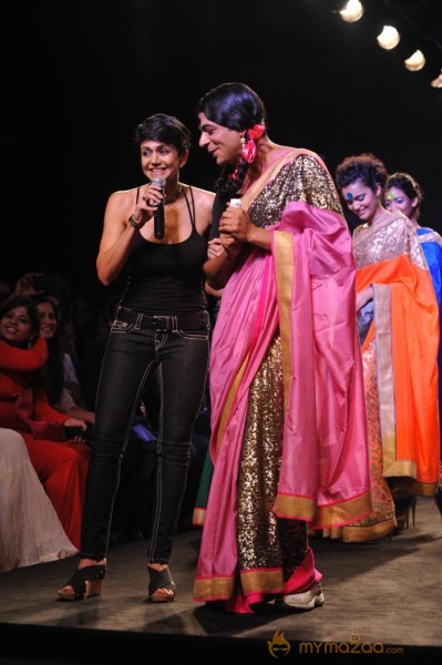 Mandira Bedi at Myntra Fashion Show 2014