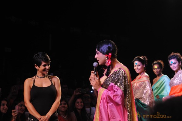 Mandira Bedi at Myntra Fashion Show 2014