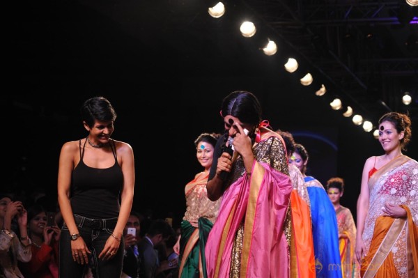 Mandira Bedi at Myntra Fashion Show 2014