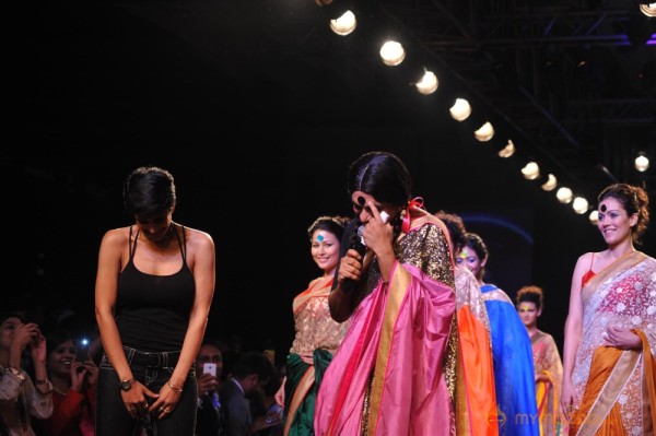 Mandira Bedi at Myntra Fashion Show 2014