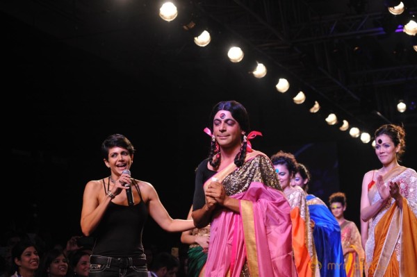 Mandira Bedi at Myntra Fashion Show 2014