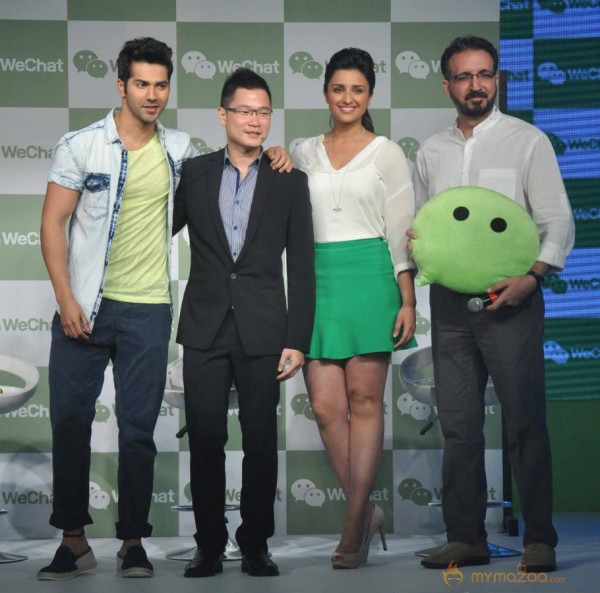 Parineeti Chopra Launch Of Tencent's WeChat Messenger 