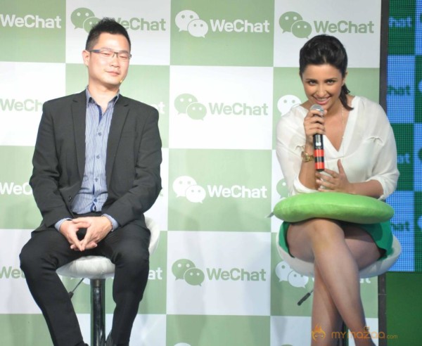 Parineeti Chopra Launch Of Tencent's WeChat Messenger 