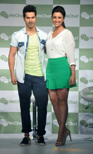 Parineeti Chopra Launch Of Tencent's WeChat Messenger 