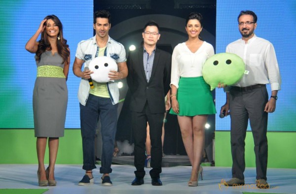 Parineeti Chopra Launch Of Tencent's WeChat Messenger 