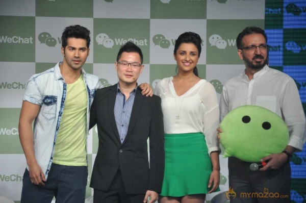 Parineeti Chopra Launch Of Tencent's WeChat Messenger 