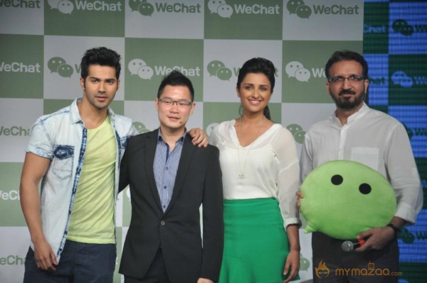 Parineeti Chopra Launch Of Tencent's WeChat Messenger 