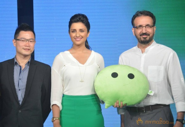 Parineeti Chopra Launch Of Tencent's WeChat Messenger 