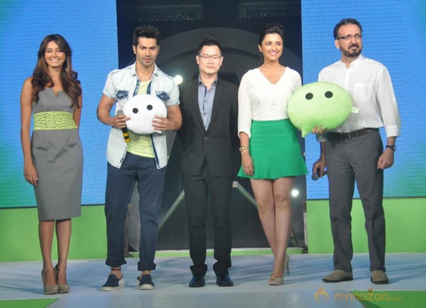 Parineeti Chopra Launch Of Tencent's WeChat Messenger 