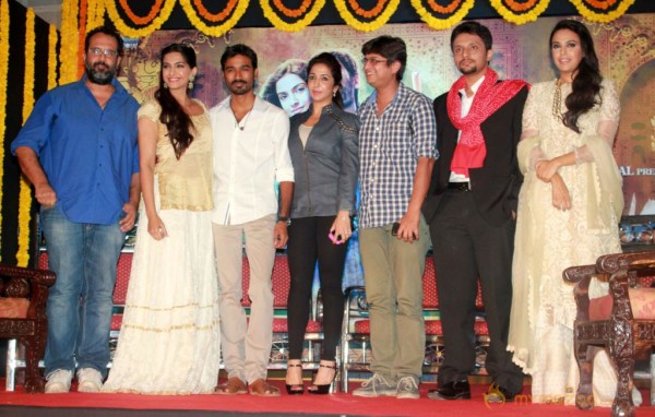 Raanjhanaa Movie Team Press Meet 