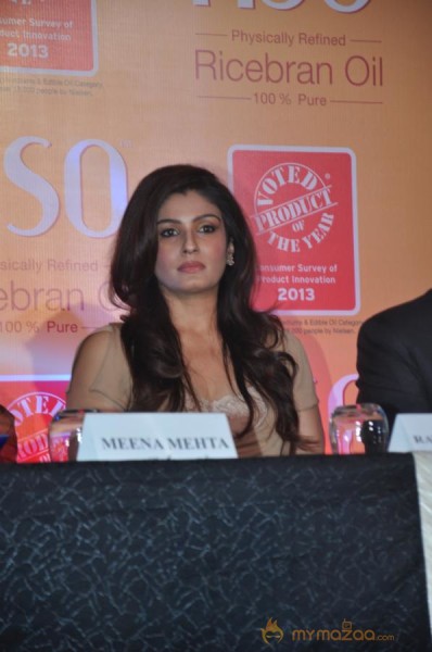 Raveena Tandon Launch Riso Rice Bran Oil 