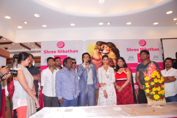 Ravneer, Deepika Promote Ramleela In Hyderabad