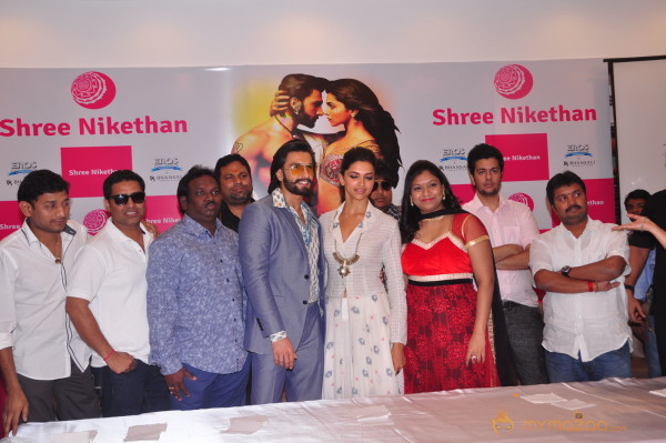 Ravneer, Deepika Promote Ramleela In Hyderabad