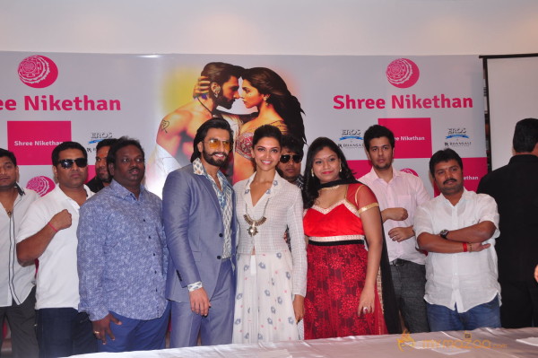 Ravneer, Deepika Promote Ramleela In Hyderabad