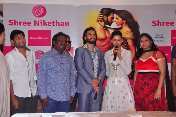 Ravneer, Deepika Promote Ramleela In Hyderabad