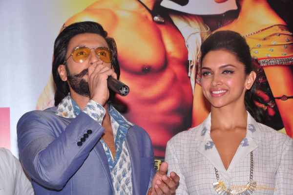 Ravneer, Deepika Promote Ramleela In Hyderabad