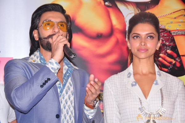 Ravneer, Deepika Promote Ramleela In Hyderabad