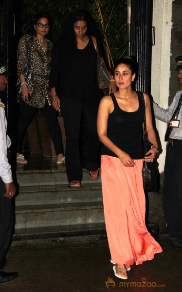 Saif & Kareena Snapped At Dewan's New Restaurant 