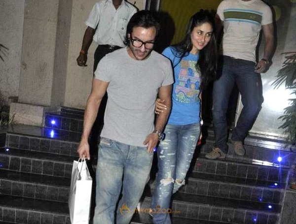 Saif Kareena attend special screening  of  Love  Sex  Dhoka