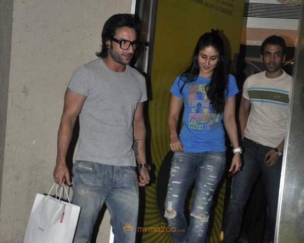 Saif Kareena attend special screening  of  Love  Sex  Dhoka