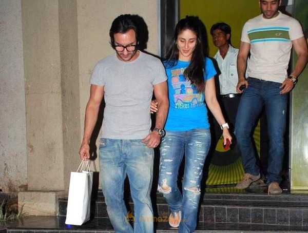 Saif Kareena attend special screening  of  Love  Sex  Dhoka