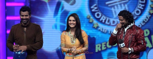 Salman and Preity on the  Guinness World Records