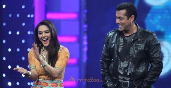 Salman and Preity on the  Guinness World Records