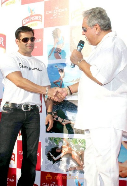 Salman Khan Launch Kingfisher Calendar