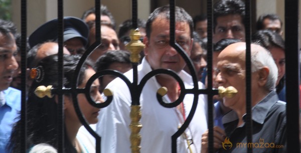 Sanjay Dutt Before The Arrest At Residence  