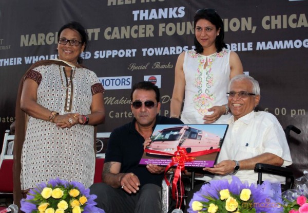 Sanjay Dutt Launch Mobile Mammography Unit 