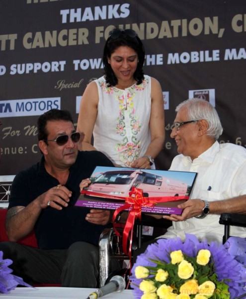 Sanjay Dutt Launch Mobile Mammography Unit 