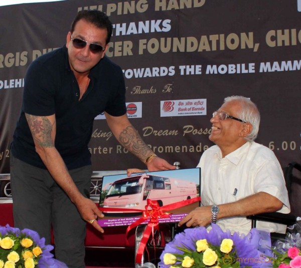 Sanjay Dutt Launch Mobile Mammography Unit 