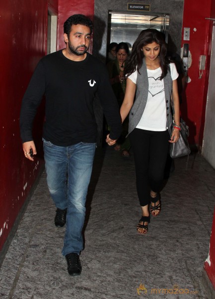 Shilpa Shetty and Raj Kundra Snapped 