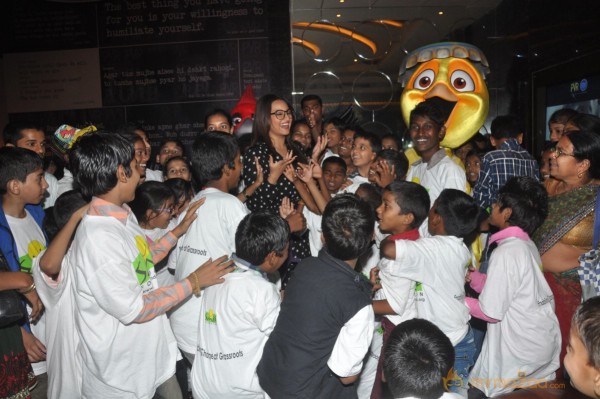 Sonakshi  At RIO 2 Special Screening 