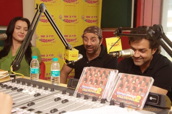 Sunny & Bobby At Yamla Pagla Deewana 2 Press Meet 
