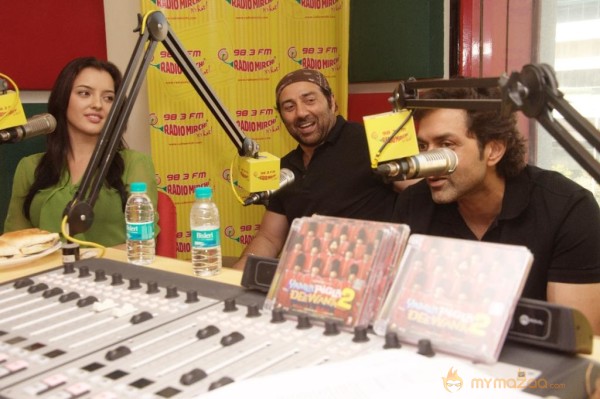 Sunny & Bobby At Yamla Pagla Deewana 2 Press Meet 