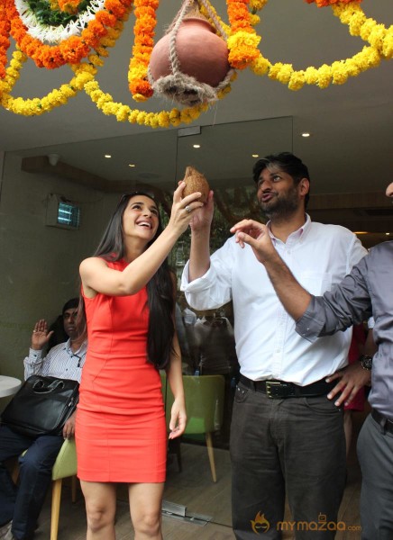 Tara Sharma At Pinkberry Launch Photos 