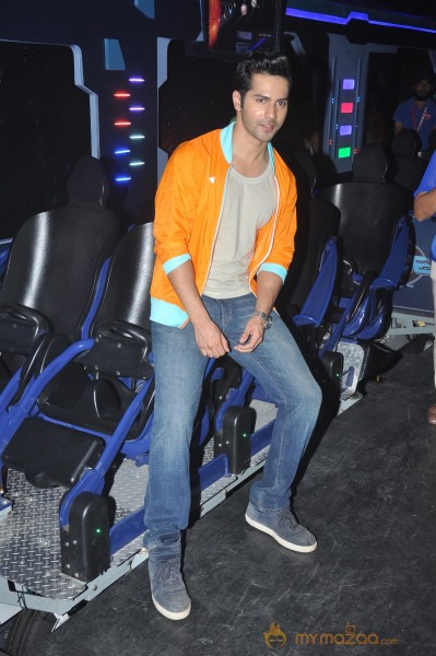 Varun Dhawan Launches Dark Roller Coaster Photos 